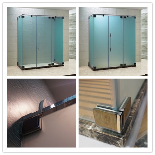 Smart stainless steel shower stall