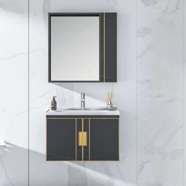 black sink cabinet