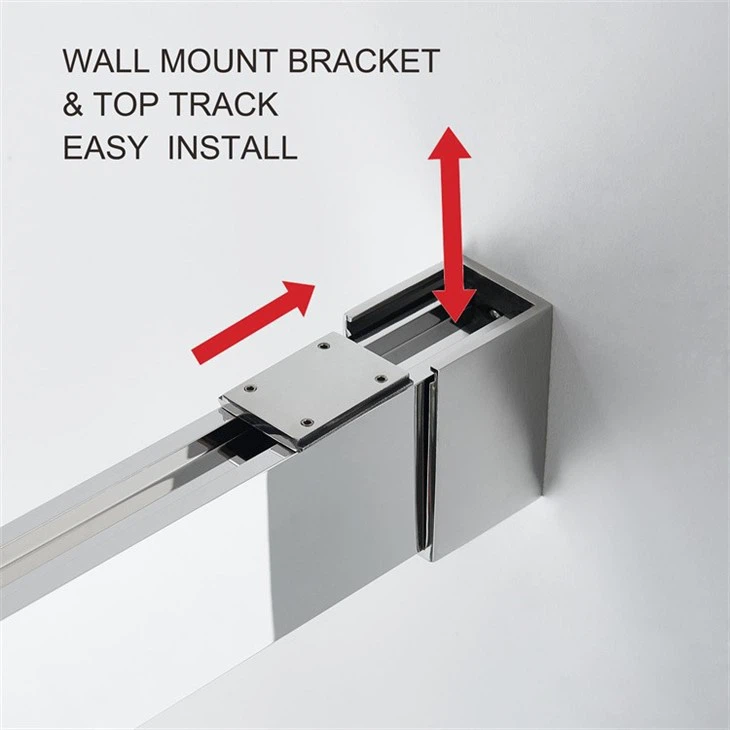 glass shower door bracket