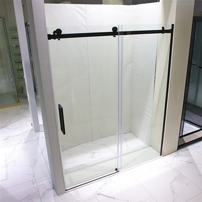 Black Bath Glass Door