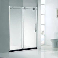 Chrome Bathroom 72 Inch Shower Door