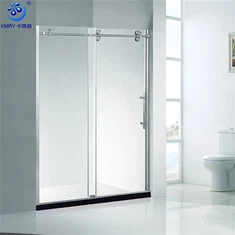 Frameless Bathroom Clear Glass Door
