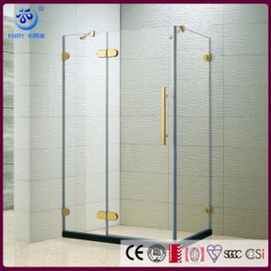 New Designs Frameless Rectangle Hinged Walk in Bathroom 1200 Shower Door, 32x40 inch Corner Shower (KK3302)