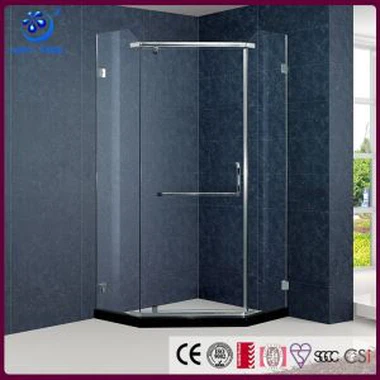 Frameless Hinged Glass Shower Door