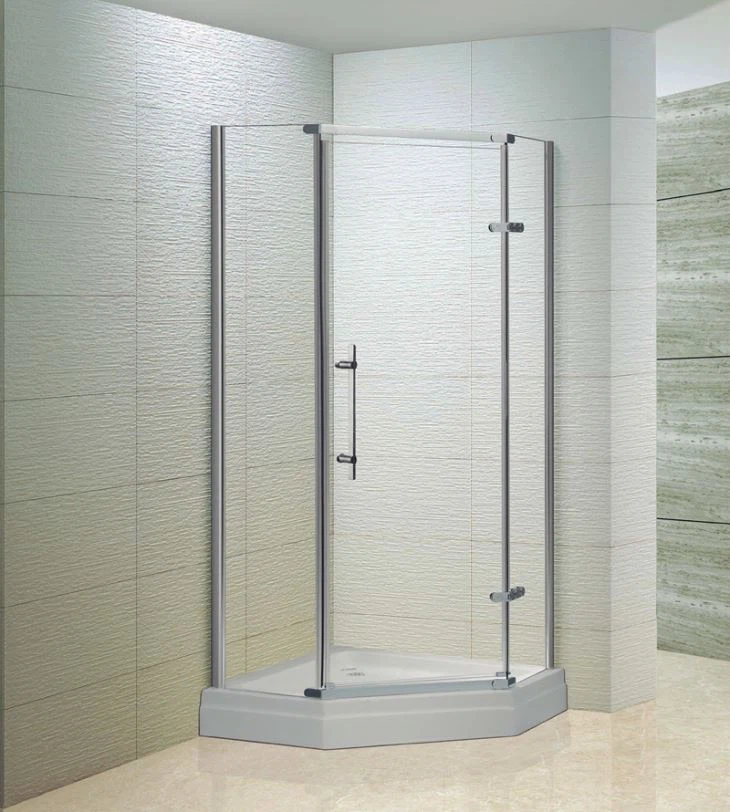 Diamond Hinged Frameless Shower Door