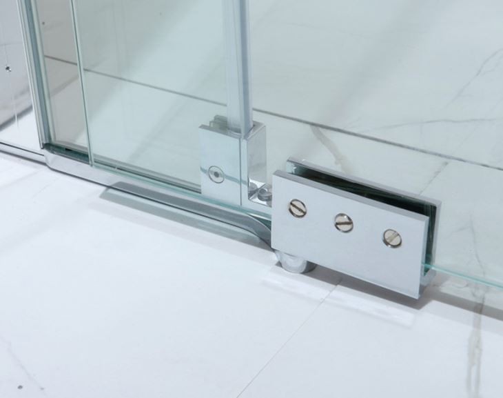 Discount Frameless Hinged Glass Single Shower Doors(KD3039)