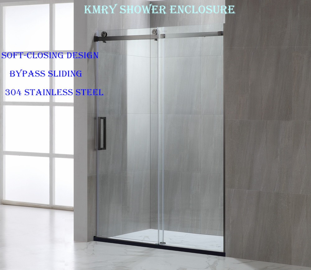 New Arrival:The Soft Closing Frameless Bypass Sliding Shower Doors(KD8113S)