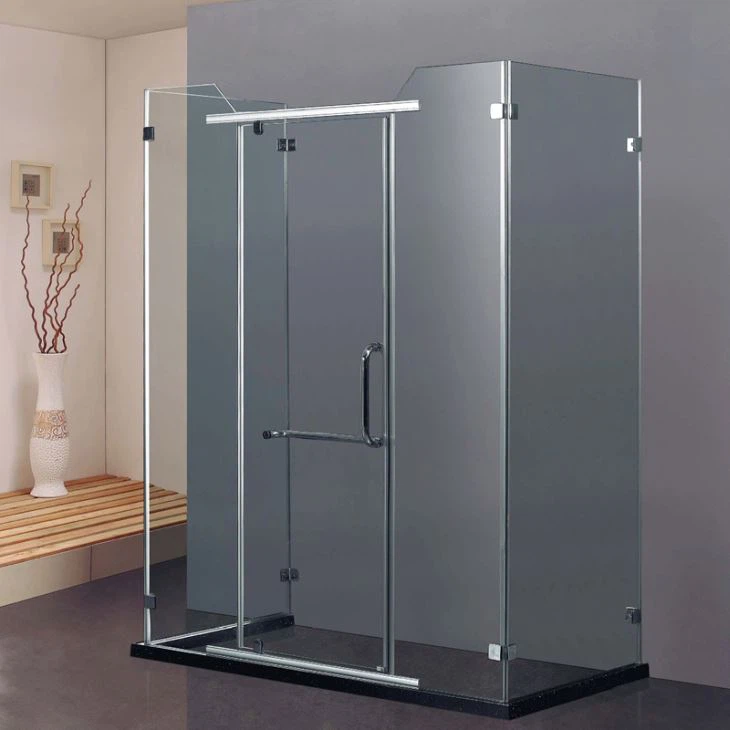 Rectangle Frameless Hinged Shower Door