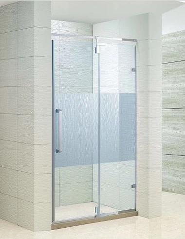 2 Panels Straight Framless Shower Screen
