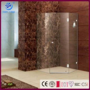 Diamond Frameless Hinged Shower Door