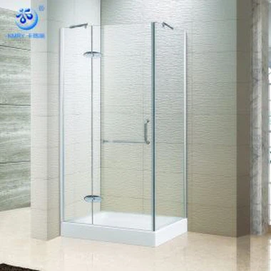 Rectangle Frameless Hinged Glass Shower Doors