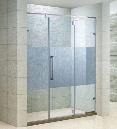 Straight Hinged 3 Panel Shower Screen