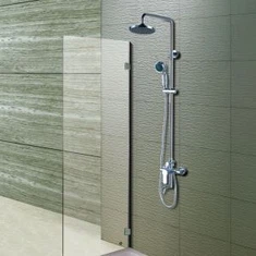 Walk-in Corner Shower Frameless Door