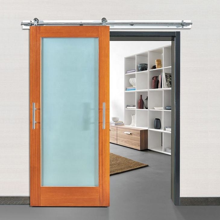 Solid Wood Hotel Interior Barn Door