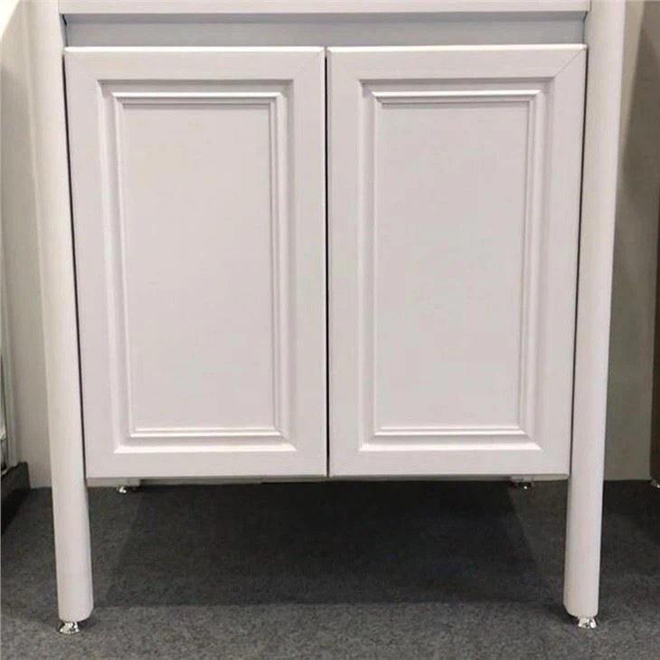 white gloss vanity unit
