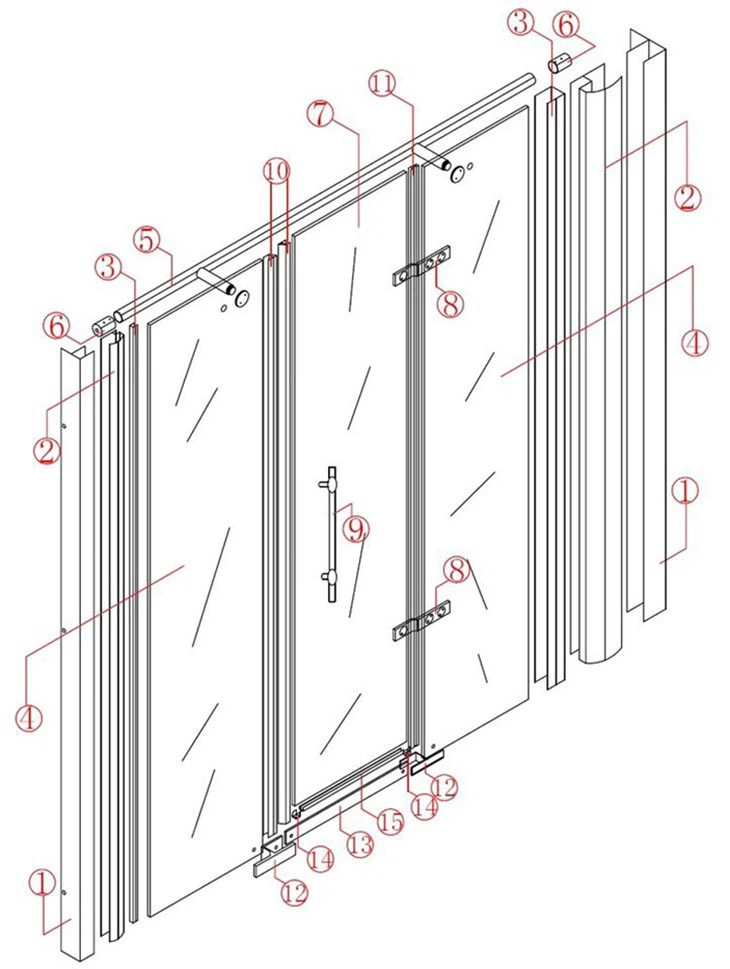 frameless bathtub doors