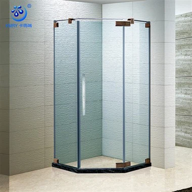 Brushed Brass Shower Enclosure