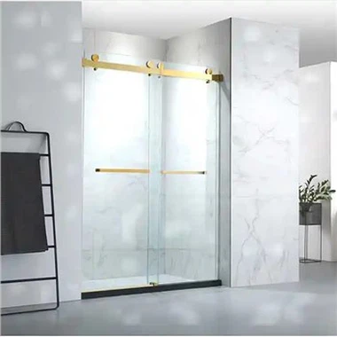 Frameless Double Sliding Shower Doors